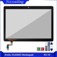 9.6 สัมผัสใหม่สำหรับ Huawei MediaPad T3 10 AGS-L03 AGS-L09 AGS-W09หน้าจอสัมผัส T3เซ็นเซอร์ดิจิไทเซอร