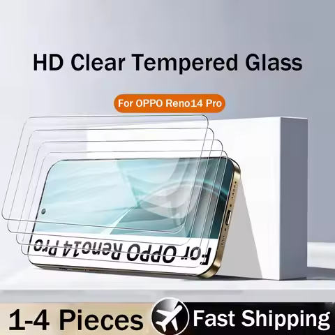 For Oppo Reno14 Pro Glass 1-4Pcs Tempered Glass OPPO Reno 14 F OppoReno14 Reno14Pro Reno14F 14F 14Pr