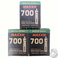 Maxxis Tube 700c 700x23/32c 48mm 60mm 80mm FV Presta Valve Road Bike  / Track / Fixie