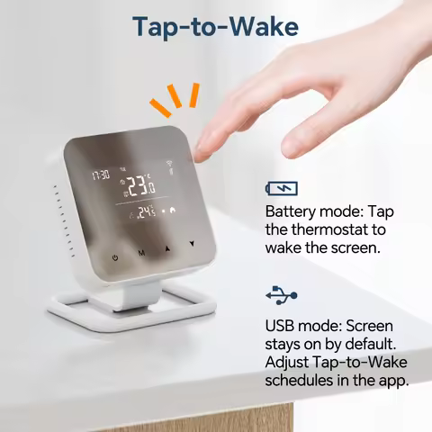 Wireless Thermostat Controller Wifi Smart Home 8-Zone Heating System for Boiler Water Floor Actuator