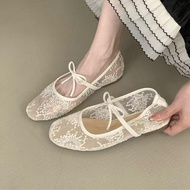 Youthful Zone Ladies Mary Jane Ballet Flats Soft Comfortable Mesh Breathable Fabric 03