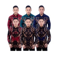 PRIA KEMEJA Long Sleeve Men Batik - Men's Batik Shirt - Modern Men's Batik Shirt