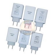 Power ADAPTER CHARGER INFINIX 33W - 45W - 68W - 70W / TECNO 33W - 68W - 70W CABLE USB-C ORIGINAL