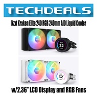 Nzxt Kraken Elite 240 RGB 240mm AIO Liquid Cooler w/2.36” LCD Display and RGB Fans