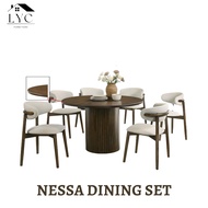 LYC FURNITURE | NESSA MEJA MAKAN SETDINING TABLE SET|SET MEJA MAKAN |MEJA MAKAN 4 KERUSI | MEJA MAKA