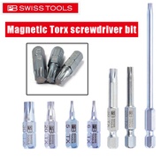 PB SWISS Magnetic Torx Screwdriver Bits for 1/4'' Handle 25/50/90mm Torx Bit C6/E6/E6L Series