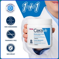 CeraVe Moisturising Cream for Normal to Dry Skin, Face and Body (50ml | 177ml | 454g)