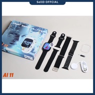 ใหม่สุด 2025 รุ่น Ai11 5G นาฬิกาสมาร์ทวอทช์ จอ Amoled ใส่ซิม เชื่อมwifi พิมพ์ข้อความ โหลดแอพ ดูหนังฟ