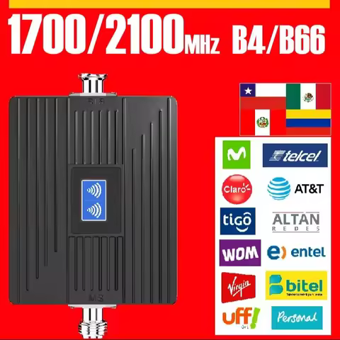 1700 2100 1700MHZ 2100MHZ Band 4 Band 66 B4 B66 AWS Cellular Signal Amplifier 5G 4G 3G Mobile Signal