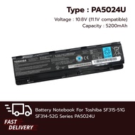 Toshiba แบตเตอรี่โน๊ตบุ๊ก โตชิบา Battery Notebook Toshiba PA5024U SeriesSF315-51G SF314-52G แบตใหม่ร