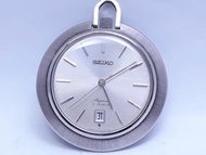 SEIKO精工,日期顯示,不鏽鋼手動上鍊機械懷錶