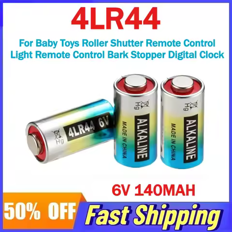 4LR44 6V 140MAH Alkaline Battery for Baby Toys Roller Shutter Remote Control Light Remote Control Ba