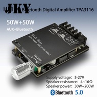 ZK-502C HIFI Stereo Bluetooth 5.0 TPA3116 Digital Power Audio Amplifier board TPA3116D2 50WX2 Stereo AMP Amplificador