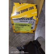 Brake pad Daihatsu Kancil Mira L5 New set
