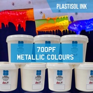 LANCER Excalibur’s 700 PF Metallic Colours (1 KG) Silk Screen Printing Plastisol Ink For Apparel