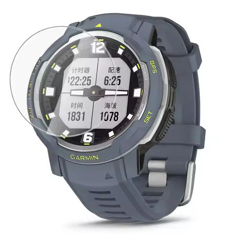 Hard Tempered Glass Protective Film For Garmin Instinct Crossover Standard/Tactical Solar Smart watc