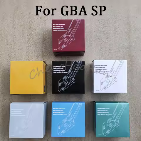 1PC For GBA SP Game Console New Packing Box Carton For Gameboy Advance New Packaging Protect Box Car