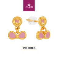 HABIB 999/24K Yellow Gold Earrings 9300002Y