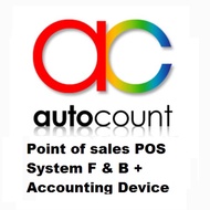 Autocount Point of sales POS System F & B + Accounting Device