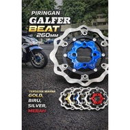 TDX GALFER DISC 4-HOLEBEAT SIZE 260MM GALFER DISC SCOOPY VARIOBEAT