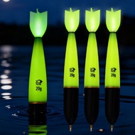 1/2/3Pcs LED Luminous Fishing Float - Night Fish Light Up Bobbers - Glowing Fishing Tackles - Plasti