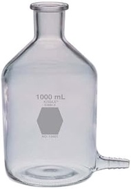 Kimax 14607-250 Reservoir with Bottom Hose Outlet, Narrow-Mouth for Stopper, 250 ML