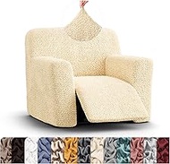PAULATO BY GA.I.CO. Recliner Slipcover - Recliner Chair Cover - Soft Polyester Fabric Slipcover - 1-