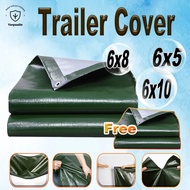【🔥6M SIZE】Marine Tarp 6x4m 6x5m 6x8m 6x10m Boat Tarp  Dock Cover Truck Tarpaulin Tear Resistant  Wea