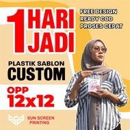 12x12 Bread Opp Screen Printing Plastic Plastic Bag Packaging Plastic