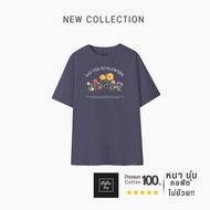 MEMEE เสื้อยืด COTTON USA ผ้าหนานิ่ม ทรงสวย(ดอกไม้)