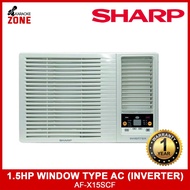 Sharp AF-X15SCF 1.5 hp Window Type Aircon (Inverter) / Sharp Inverter Aircon / Sharp Aircon 1.5 HP