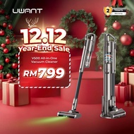 UWANT V500 Smart Auto-Empty Vacuum | 360° Floating Brush | Micro-Level Dust Detection | Intelligent 