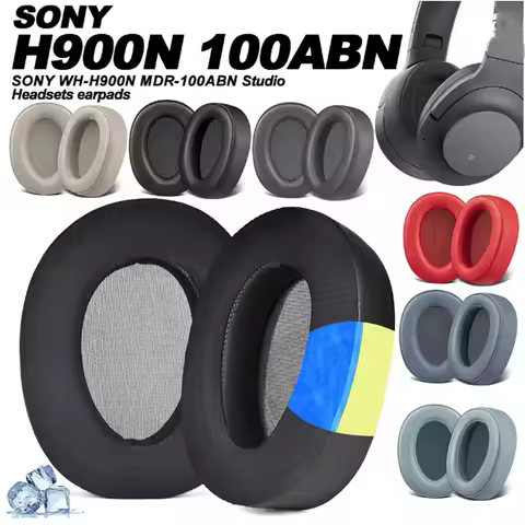 H900N Earpads & Headband for Sony WH-H900N & MDR-100ABN Headphones Replacement Ear Pads Cushions Ear