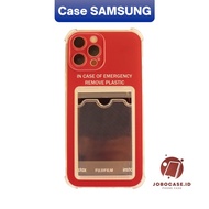 Samsung A36 A56 S25 36 A56 S25 red case with text card case holder Samsung A36 A56 S25 36 A56 S25 A1