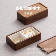 Storage Storage Box Jewelry Box Storage Jewelry Box Lining Retro Flannel Partition Exquisite Necklac