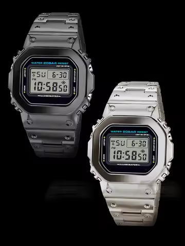 DW5600 Mod Kit Titanium Watch Case Bracelet Fit for DW-5600 GW-B5600 GB-5600 GW-M5610 G-5600 GW-S560