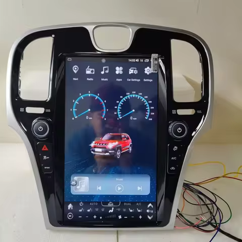 13.6" For Chrysler 300 300S 300C 2011-2022 2023 Android 13.0 8-Core Car Multimedia Player Stereo Rec