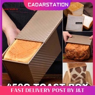 CS_ Toast Box Non-Stick Chefmade Loaf Pan Tin Pullman Boxtray Bread Home Bakeware Tool baking 450g With Lid