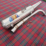 CHICKEN PIPE STAINLESS EMBLEM GR7 FOR WAVE 110