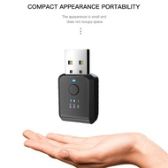 EASYDEALS Kebidumei USB Dongle Car Bluetooth 5.1 FM Transmitter Adapter - FM01