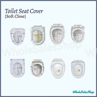 Heavy Duty Toilet Seat Cover With Soft Close Adjustable Hinge Penutup Mangkuk Duduk Tandas 马桶盖