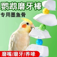 Cuttlefish Bone Grinding Desalted Boxed Parrot Bird Food Hamster Food Pet Molar Snacks Chew Supplies