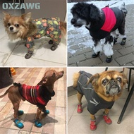 OXZAWG 4pcs Pet Dog Shoes Waterproof Dog Shoes Anti-slip Dog Shoes Puppy Shoes Dog Boots