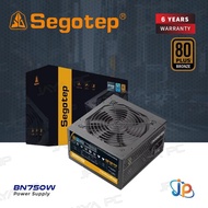 SEGOTEP BN750W 750W ATX 3.0 PCIE5 PSU - Power Supply 750 Watt 80+ Bronze
