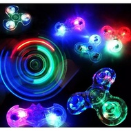 ⭐SG Seller⭐ LED Light Fidget Spinner Light Fidget Finger Toy Hand Spinner Stress Reduction Toys For 