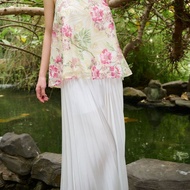 Wide Leg Pleated Pants - Yen Hy - EDINI - Q202