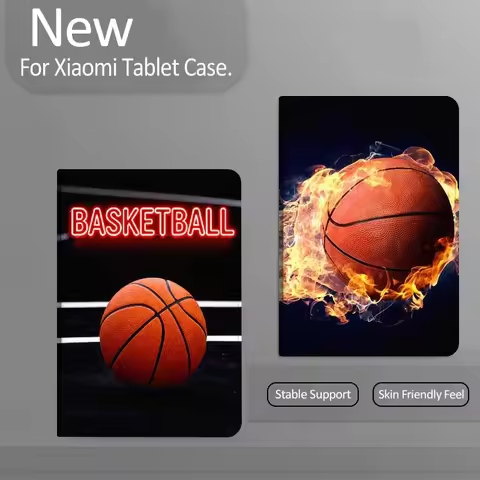 Flame Basketball Cool Tablet Case For Xiaomi Redmi Mi Pad 4 5 6 7 8 K SE Mini Pro Plus Max 10.1 11.2