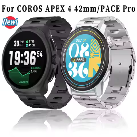 22mm Oracle Titanium Metal Strap For CMF Watch 3 Pro Watchband COROS APEX 4 42mm/PACE 4 Pro Suunto R
