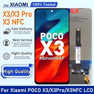 XD 6.67 "X3 LCD POCO สำหรับ XIAOMI POCO X3 Pro หน้าจอดิจิตอลสัมผัสหน้าจอ LCD M2007J20CG สำหรับ POCO 
