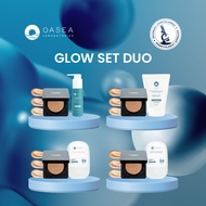 [Oasea x Looke] Glow Set Duo (Oasea Cleansing Balm 75gr/Tinted Sunscreen Matte/Tinted Sunscreen Glow